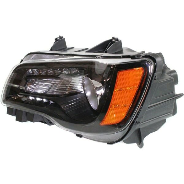 Head Lamp Driver Side Chrysler 300 2012-2014 Halogen Black Bezel High Quality , CH2502235 - Image 2