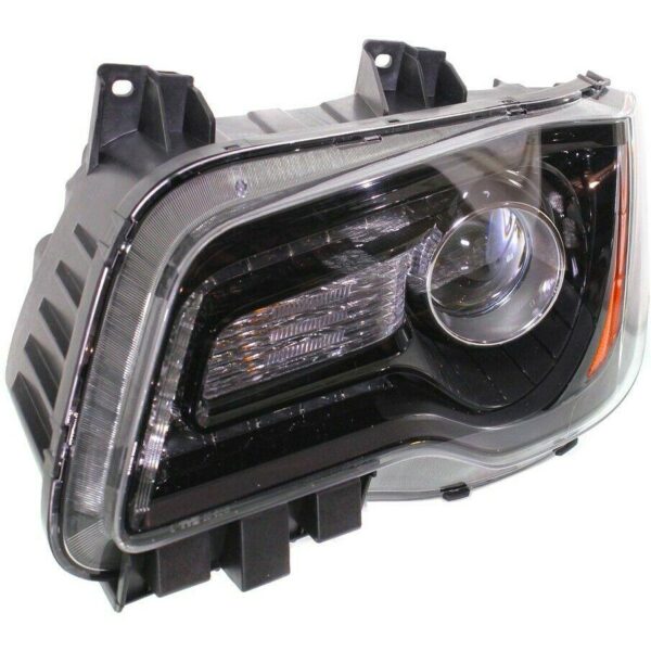 Head Lamp Driver Side Chrysler 300 2012-2014 Halogen Black Bezel High Quality , CH2502235 - Image 3