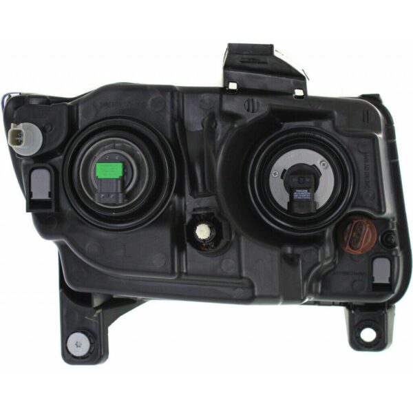 Head Lamp Driver Side Jeep Compass 2013-2017 Halogen Black Bezel High Quality , CH2502246 - Image 2