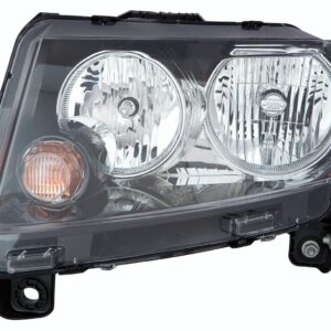 Head Lamp Driver Side Jeep Compass 2013-2017 Halogen Black Bezel High Quality , CH2502246
