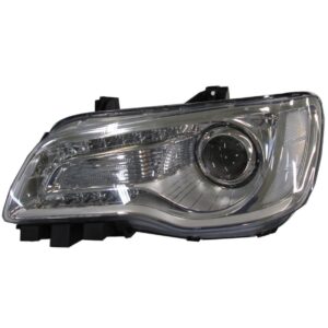 Head Lamp Driver Side Chrysler 300 2015-2017 Halogen Chrome Bezel High Quality , CH2502268