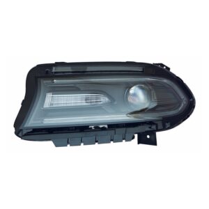 Head Lamp Driver Side Dodge Charger 2015 Halogen With Led Drl Without Logo Ins Capa , Ch2502270C - Hunt Parts