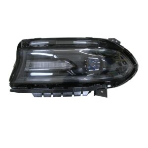 Head Lamp Driver Side Dodge Charger 2016-2019 Halogen With Led Drl Without Logo Capa , Ch2502296C - Hunt Parts