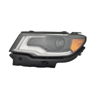 2019-2021 Jeep Compass Head Lamp Driver Side Hid With Led , CH2502333