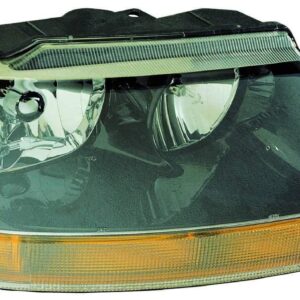 Head Lamp Passenger Side Jeep Grand Cherokee 1999-2002 Yellow High Quality , CH2503121
