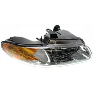 Head Lamp Passenger Side Dodge Caravan 2000 Without Quad Lamp , CH2503134V