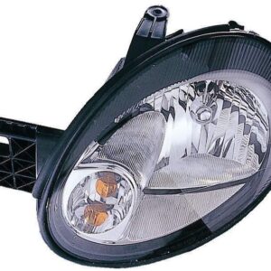 Head Lamp Passenger Side Dodge Neon 2003 Black Bezel , CH2503139V
