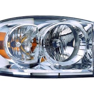 Head Lamp Passenger Side Dodge Ram 1500 2007-2008 Without Lower Amber High Quality , CH2503180