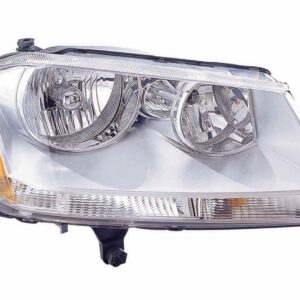 Head Lamp Passenger Side Dodge Avenger 2008-2014 Chrome Housing High Quality , CH2503182