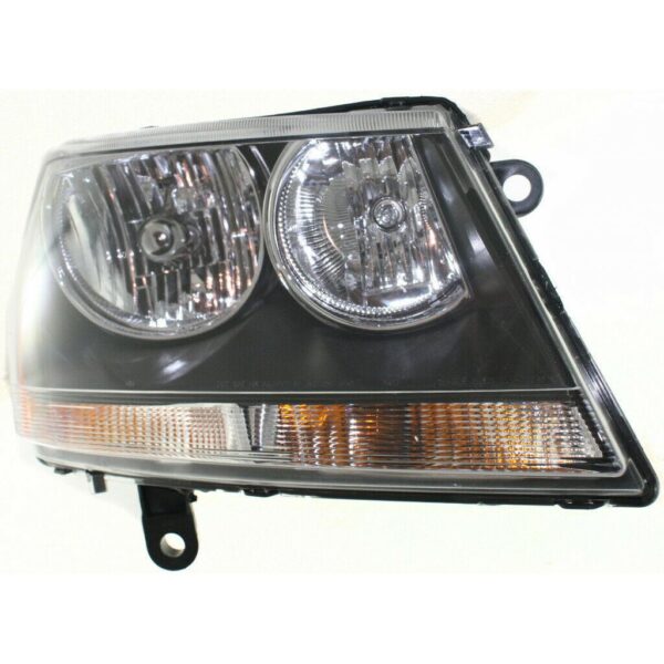 Head Lamp Passenger Side Dodge Avenger 2008-2014 Rt Model Black Bezel High Quality , CH2503194 - Image 3