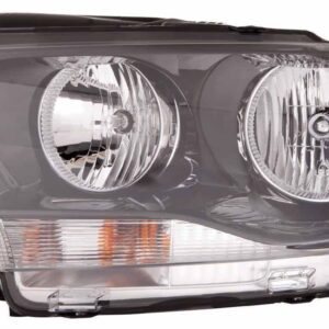 Head Lamp Passenger Side Dodge Durango 2011-2013 Halogen Black Trim High Quality , CH2503229