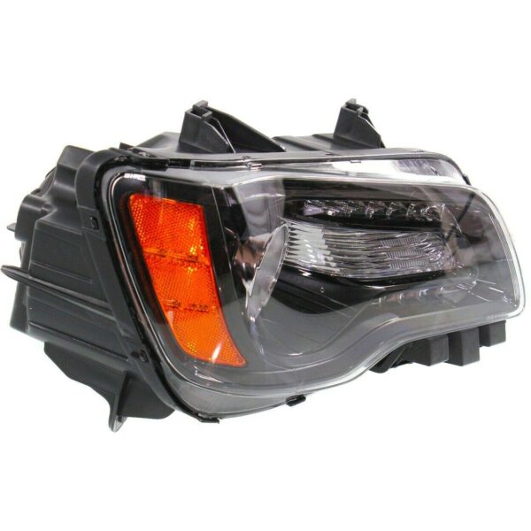 Head Lamp Passenger Side Chrysler 300 2012-2014 Halogen Black Bezel High Quality , CH2503235 - Image 3