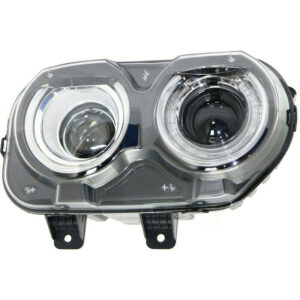 Head Lamp Passenger Side Dodge Challenger 2015-2019 Halogen Capa , Ch2503267C - Hunt Parts
