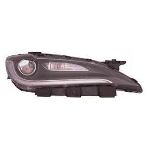 Head Lamp Passenger Side Chrysler 200 Sedan 2016-2017 Black Trim Capa , Ch2503292C - Hunt Parts