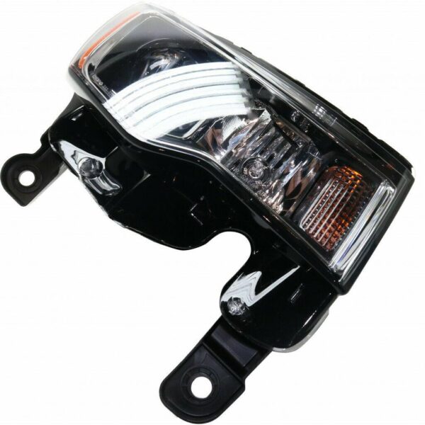 Head Lamp Passenger Side Jeep Grand Cherokee 2017-2021 Halogen Std Type With Chrome Bezel High Quality , CH2503297 - Image 4