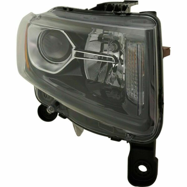 Head Lamp Passenger Side Jeep Grand Cherokee 2014-2016 Halogen Std Type Black Bezel High Quality , CH2503308 - Image 3
