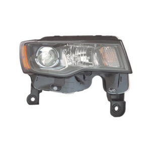 Head Lamp Passenger Side Jeep Grand Cherokee 2017-2021 Halogen With Black Bezel High Quality , Ch2503309 - Hunt Parts