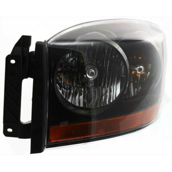 Head Lamp Driver Side Dodge Ram 1500 2006 With Black Beezel High Quality , CH2518115 - Image 3