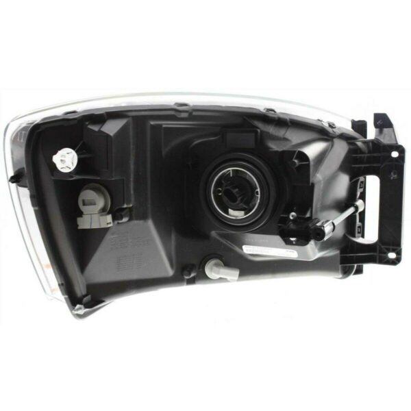 Head Lamp Driver Side Dodge Ram 1500 2006 With Black Beezel High Quality , CH2518115 - Image 4