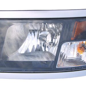 Head Lamp Driver Side Dodge Dakota 2008-2010 With Black Bezel , CH2518127