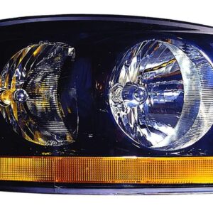 Head Lamp Passenger Side Dodge Ram 1500 2006 With Black Bezel High Quality , CH2519115