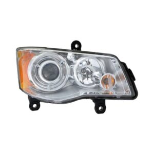 Head Lamp Passenger Side Chrysler Town Country 2008-2016 Xenon North America Built Capa , Ch2519126C - Hunt Parts