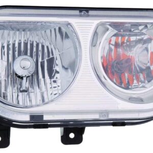 Head Lamp Passenger Side Dodge Challenger 2008-2014 Halogen Capa , Ch2519137C - Hunt Parts
