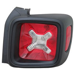 Tail Lamp Passenger Side Jeep Renegade 2015-2020 Sport/Latitude/North Models With Black Bezel Capa , Ch2801209C - Hunt Parts
