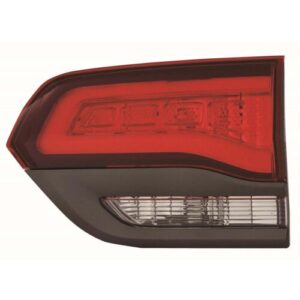 Trunk Lamp Passenger Side Jeep Grand Cherokee 2017-2021 Dark Gray/Gloss Black Inner High Quality , Ch2803113 - Hunt Parts