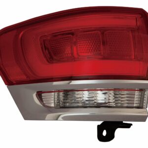 Tail Lamp Driver Side Jeep Grand Cherokee 2014-2021 Chrome Trim Exclude Srt-8 High Quality , CH2804106