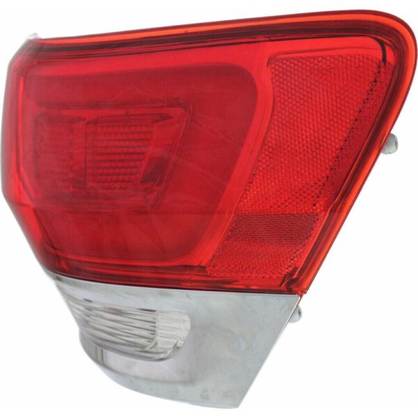 Tail Lamp Passenger Side Jeep Grand Cherokee 2014-2021 Chrome Trim Exclude Srt-8 High Quality , CH2805106 - Image 3
