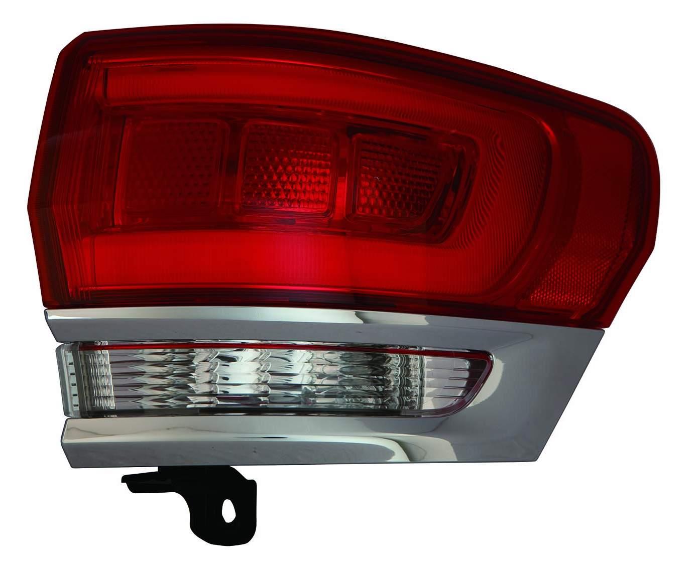 Tail Lamp Passenger Side Jeep Grand Cherokee 2014-2021 Chrome Trim Exclude Srt-8 High Quality , CH2805106