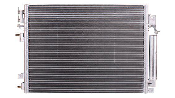 Condenser Dodge Challenger 2009-2010 (3897) With Transmission/Power Steering Oil Cooler , CH3030241