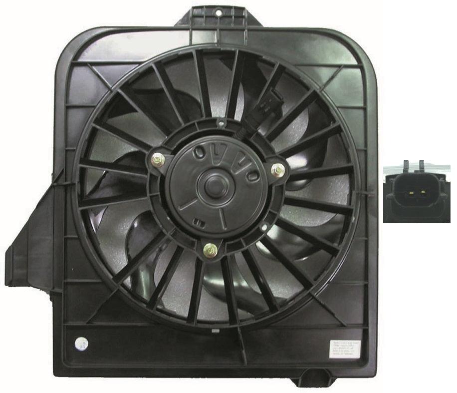 Radiator Fan Assembly Chrysler Town Country 2001-2004 Driver Side , CH3115123
