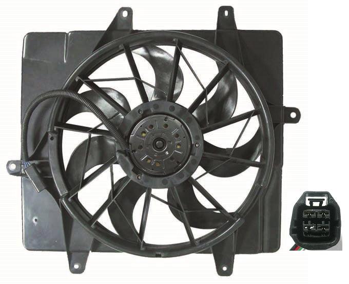 Radiator Fan Assembly Chrysler Pt Cruiser 2006-2010 Without Turbo , CH3115146