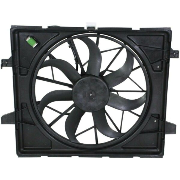 Radiator Fan Assembly Jeep Grand Cherokee 2011-2019 (3.6/5.7/6.4L) Without Heavy Duty Economy Quality , CH3115170U - Image 5