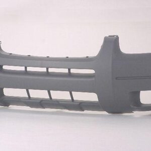 Bumper Front Ford Escape 2001-2004 Gray With Fog Lamp Hole With Moulding Xlt Model , FO1000474
