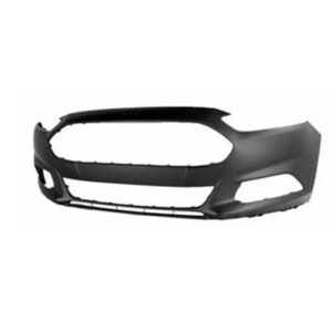 Bumper Front Ford Fusion Hybrid 2013-2016 Primed Without Sensor Without Tow , FO1000680