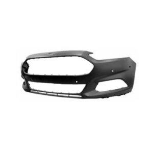 Bumper Front Ford Fusion Hybrid 2013-2016 Primed With Sensor Without Tow , FO1000681