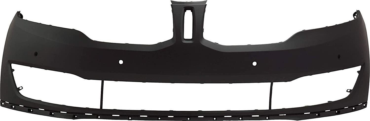 Bumper Front Lincoln Mkx 2016-2018 Primed With 6 Sensor/Camera Without Tow Hook/Washer Hole , FO1000711