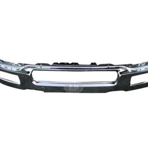 Bumper Front Ford F150 2004-2006 Steel Chrome With Square Fog Lamp Hole , FO1002390