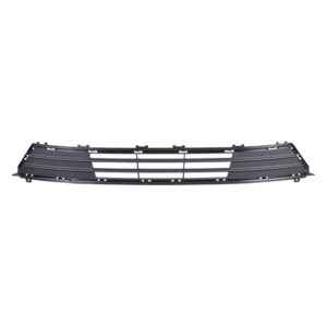 Grille Lower Center Ford Fusion Hybrid 2017-2018 Matte Black Without Immersion Heater , FO1036194