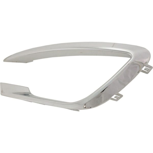 Fog Lamp Trim Front Driver Side Lincoln Mkz 2017-2020 Chrome Finish , FO1046105 - Image 2