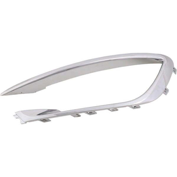 Fog Lamp Trim Front Driver Side Lincoln Mkz 2017-2020 Chrome Finish , FO1046105 - Image 3