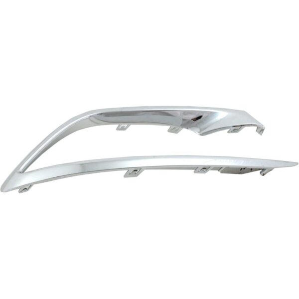 Fog Lamp Trim Front Driver Side Lincoln Mkz 2017-2020 Chrome Finish , FO1046105 - Image 5