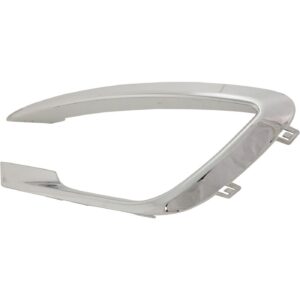 Fog Lamp Trim Front Driver Side Lincoln Mkz 2017-2020 Chrome Finish , FO1046105