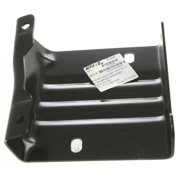 Bumper Isolator Bracket Front Passenger Side Ford Econoline 1992-2007 Steel , FO1067145 - Image 2