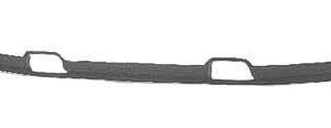 Bumper Spoiler Front Ford F150 2005-2006 Textured Awd , FO1093105