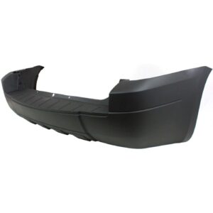 Bumper Rear Ford Escape Hybrid 2005-2007 Textured Gray Without Tow Without Skid Plate Without Flares Pkg , FO1100382