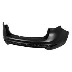 Bumper Rear Ford Fiesta Sedan 2014-2019 Primed Without Sensor Hole Capa , FO1100704C